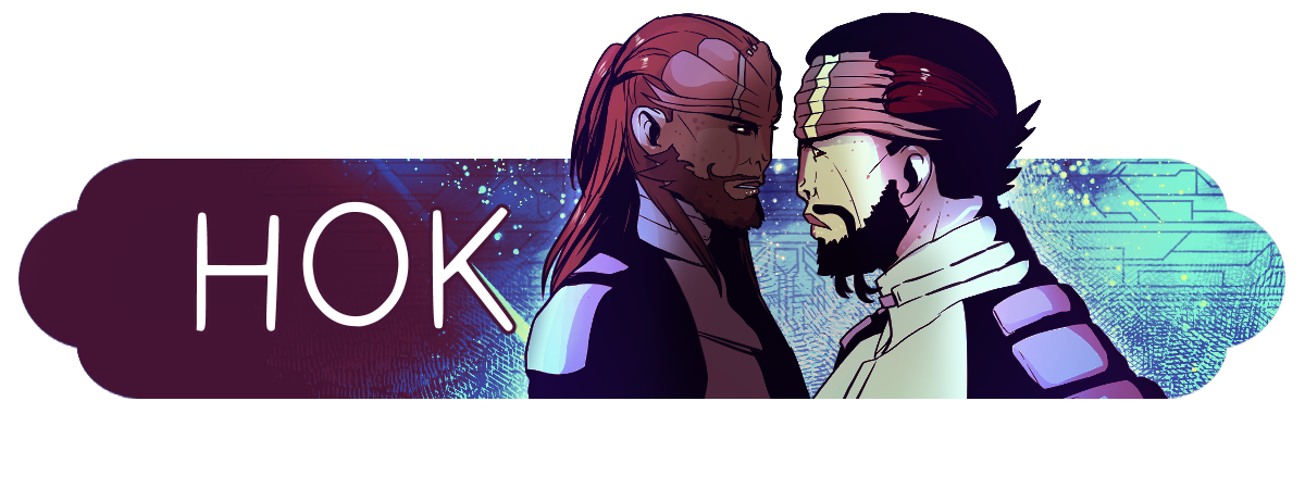 Hok Hok i Waram konfrontacja, HOK Iocte Nocte, kosmiczna saga, komiks sci-fi o przyjaźni i wojnie.