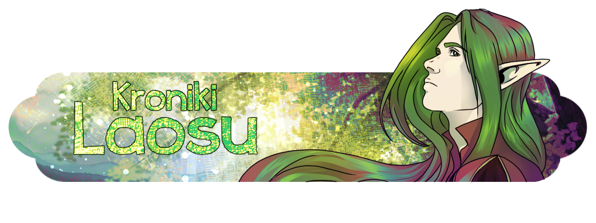 Kroniki Laosu Junin król elfów, Kroniki Laosu Iocte Nocte, komiks fantasy o królestwie, zielonowłosy bohater.