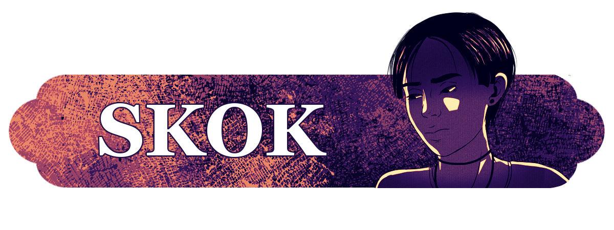 Skok Zamyślona bohaterka, SKOK Iocte Nocte, komiks z maratonu 8h lomcia, psychologiczny dramat o marzeniach.