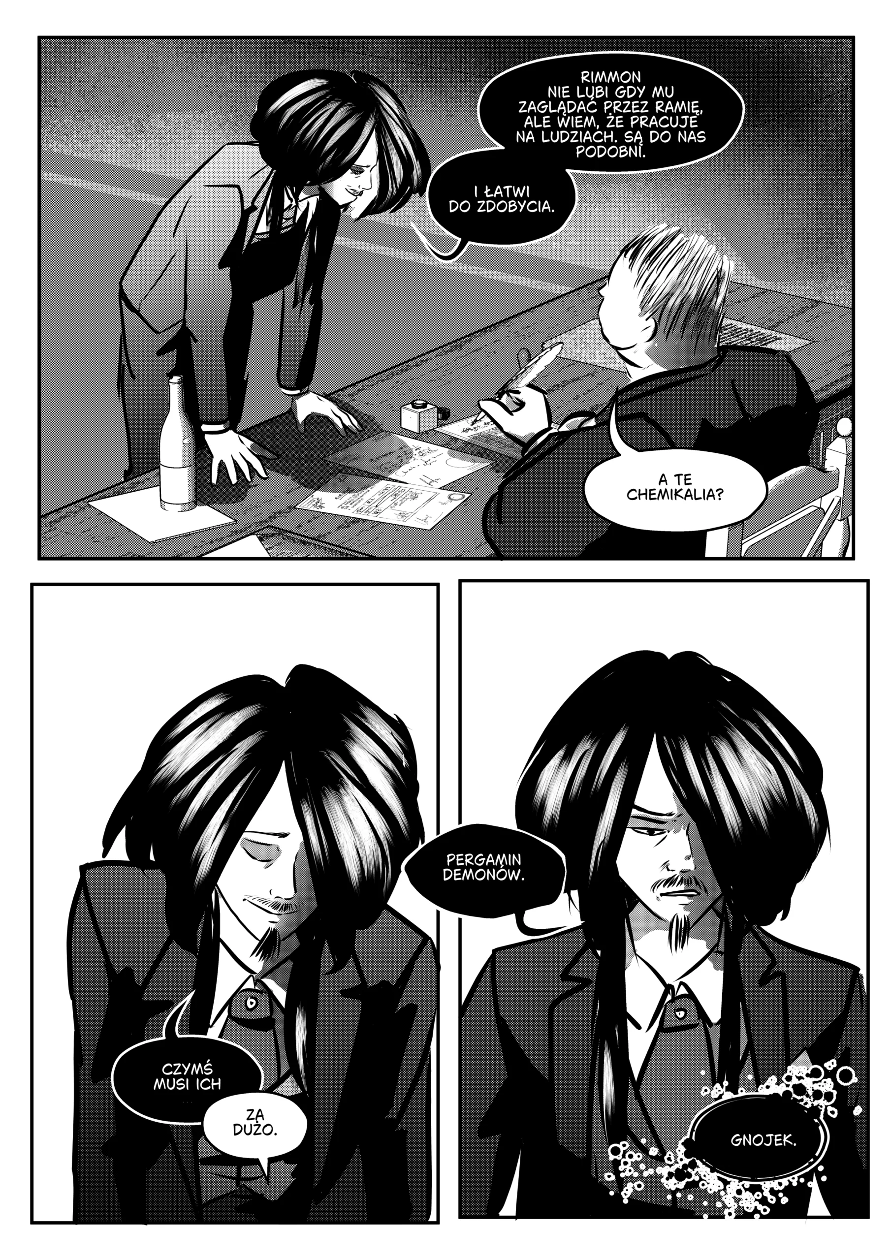 Podpisz tutaj, tu dwie parafki i pieczęć. Nie wczytuj się za bardzo &ndash; mogłoby ci się zrobić nieswojo.