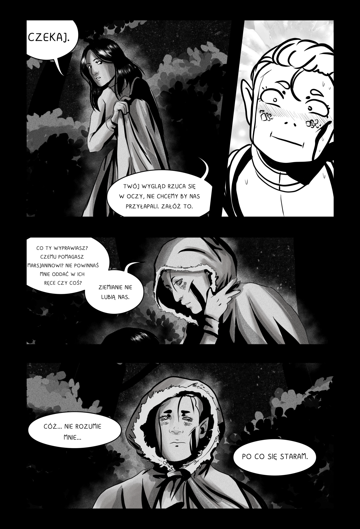 Jeden błędny ruch i wyciągnięta dłoń może stać się ostatnią rzeczą, jaką zobaczysz. Czy zdołają uciec przed wojskiem, zanim bariera językowa doprowadzi do tragedii? Jeden błędny ruch i wyciągnięta dłoń może stać się ostatnią rzeczą, jaką zobaczysz. Czy zdołają uciec przed wojskiem, zanim bariera językowa doprowadzi do tragedii?