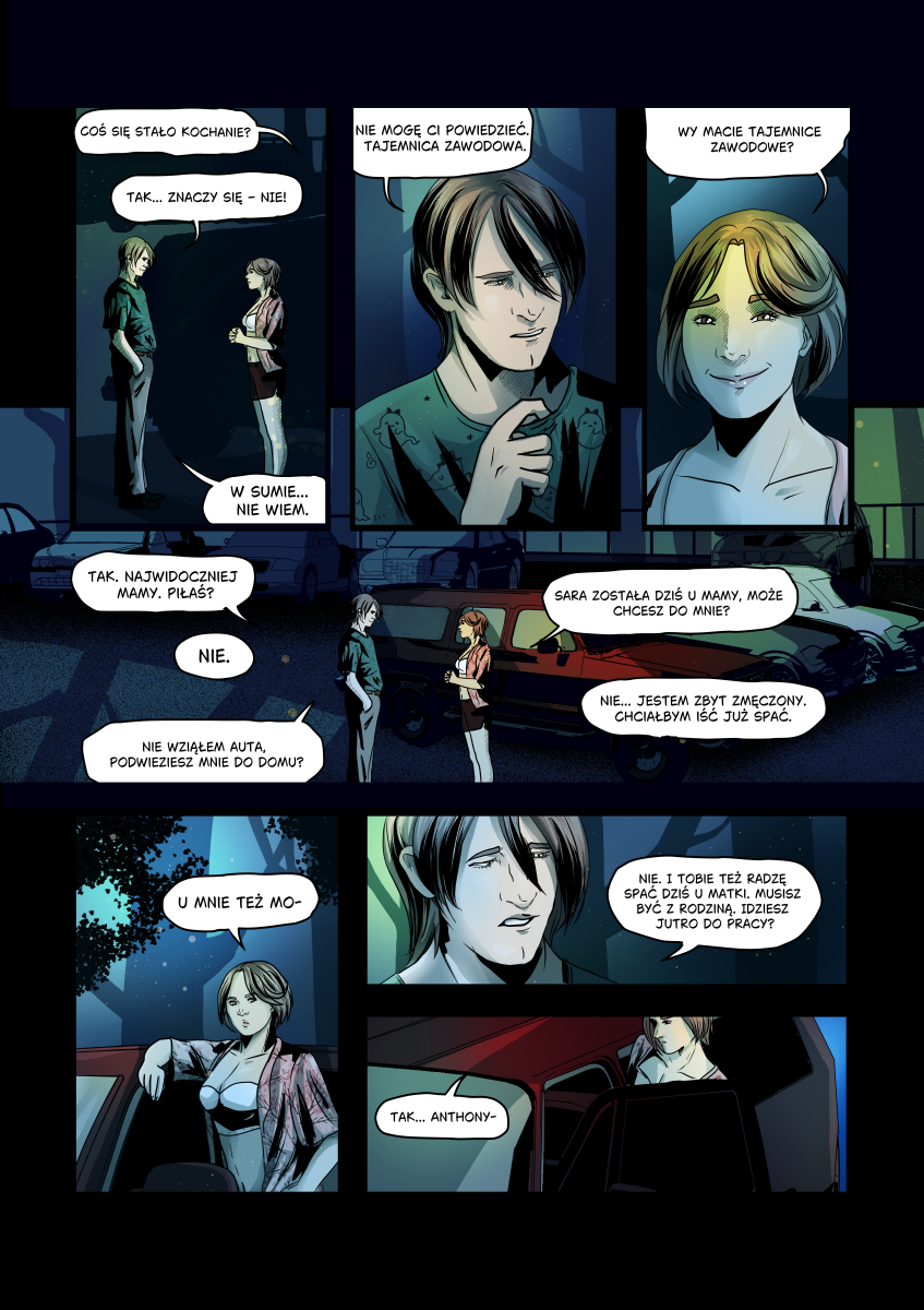 'Nie mogę ci powiedzieć. Tajemnica zawodowa.' – Gdy Anthony każe ci spać u matki, wiedz, że noc nie będzie bezpieczna. Odkryj sekrety skryte w cieniu neonów. 'Nie mogę ci powiedzieć. Tajemnica zawodowa.' – Gdy Anthony każe ci spać u matki, wiedz, że noc nie będzie bezpieczna. Odkryj sekrety skryte w cieniu neonów.