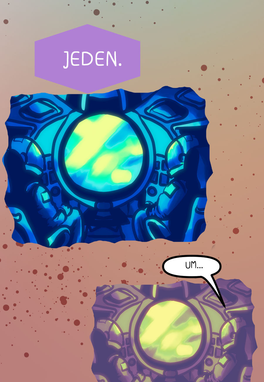 Chciałem tylko powiedzieć / I Just Wanted To Say | Kr&oacute;tki komiks sci-fi i romance Alexiego Conmana oraz Karoliny Przybył (Lomci). Emocjonalne wyznanie w kokpicie rakiety tuż przed startem w kosmos. Polski komiks niezależny / webtoon pl z cyklu Iocte Nocte.